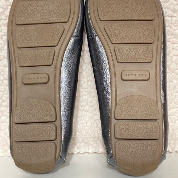 Taryn Rose Womens Karen Leather Metallic Slip On Casual Driving Shoes SZ US 8.5B - Picture 10 of 11